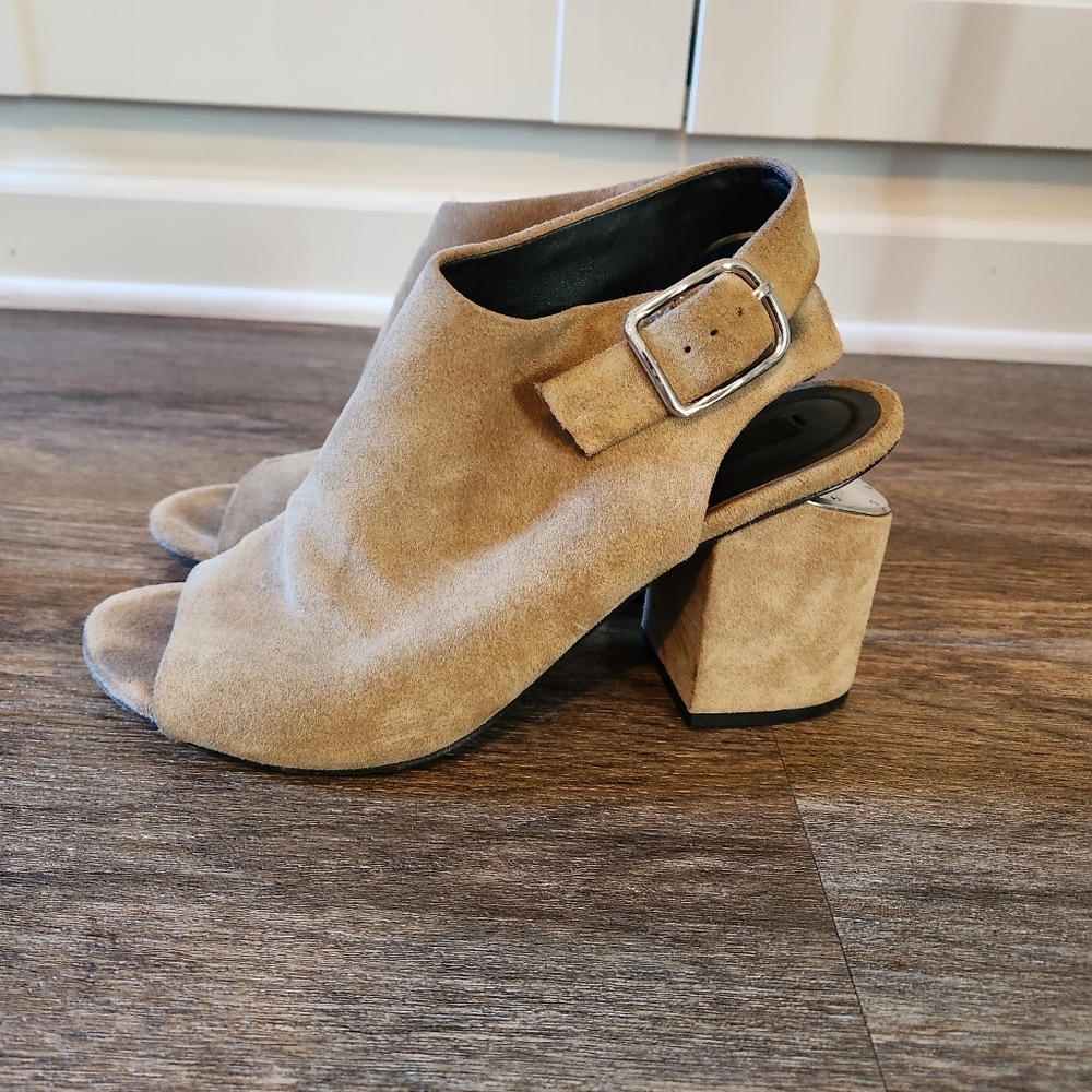 Alexander Wang Nadia Tan Suede Sandals Size 40
